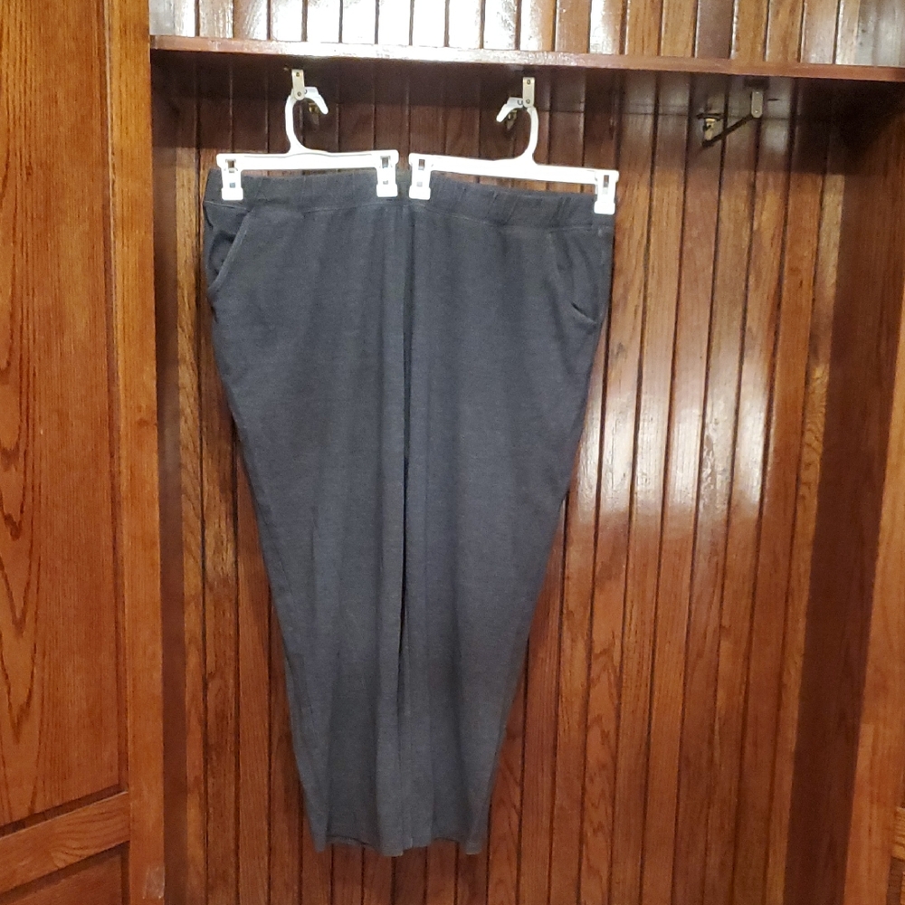 3 For $20 CATHERINES SIZE 3X/26-28W Women's Gray Pants